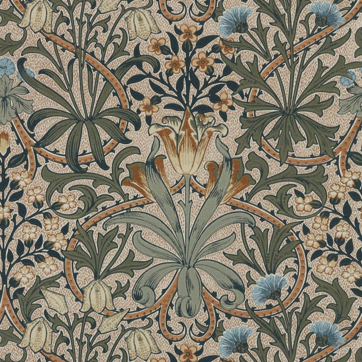 Woodland Weeds - Bayleaf / Wheat Wallpaper