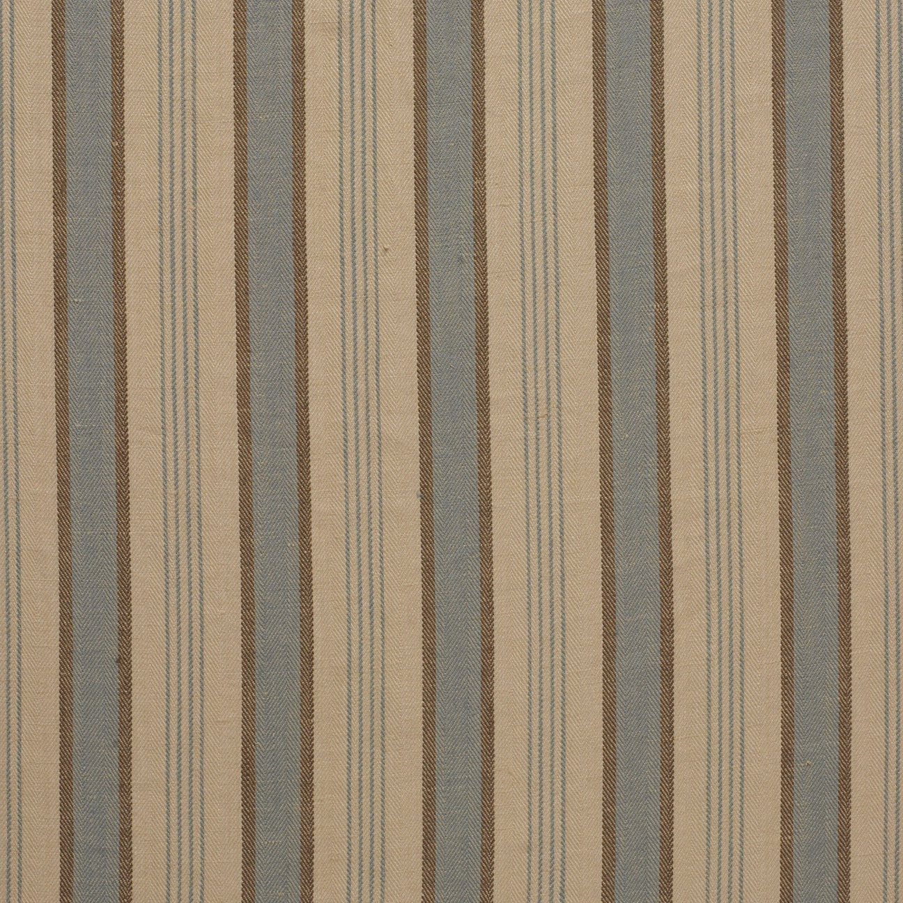 Wellington Stripe - Blue / Brown