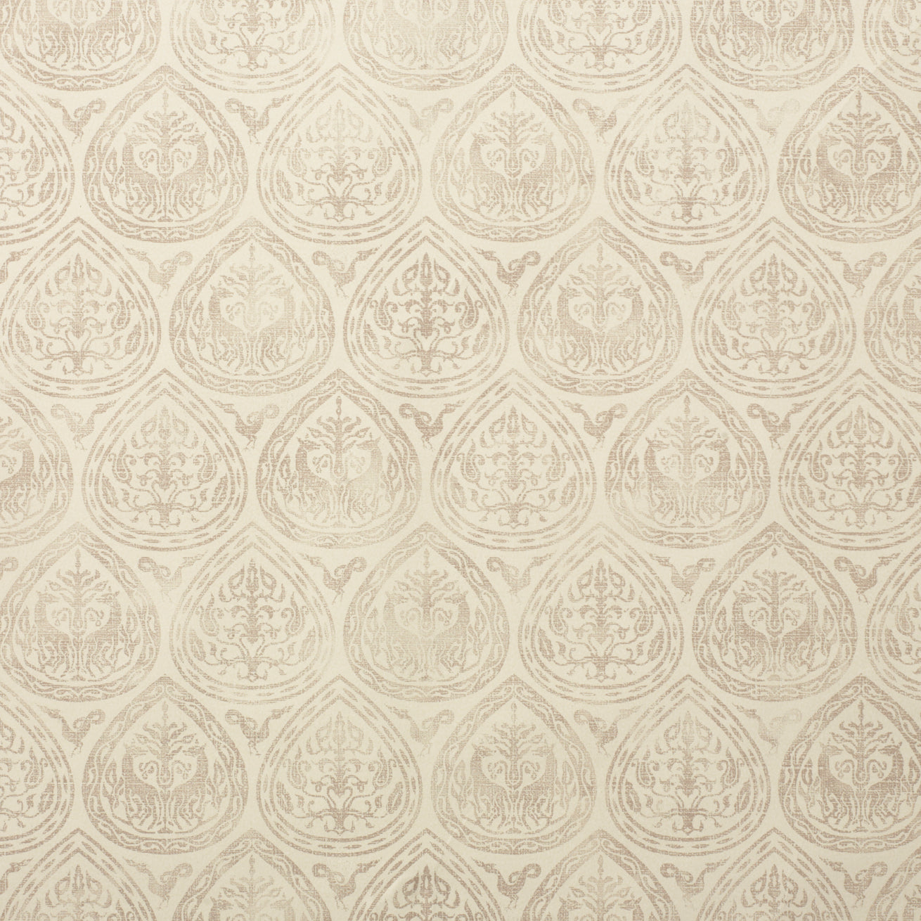 Montague - Putty on Bisque Wallcovering