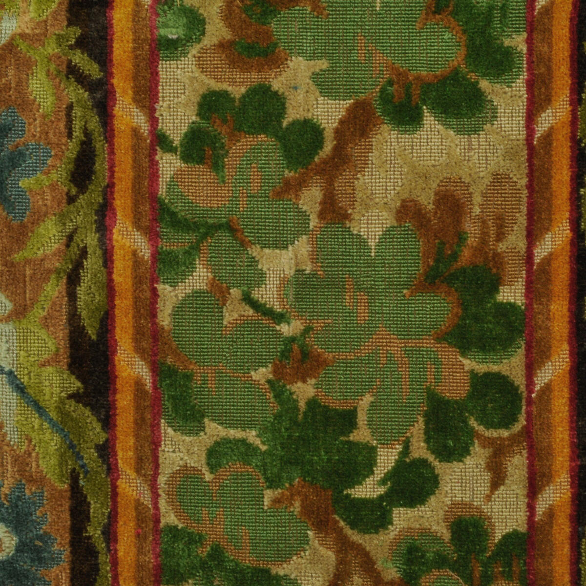 Velours Irelande - Vert / Or