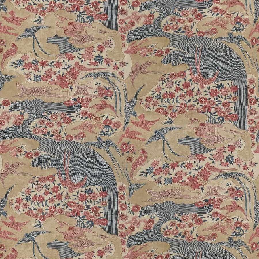 Panneau Japonais - Document Red / Blue