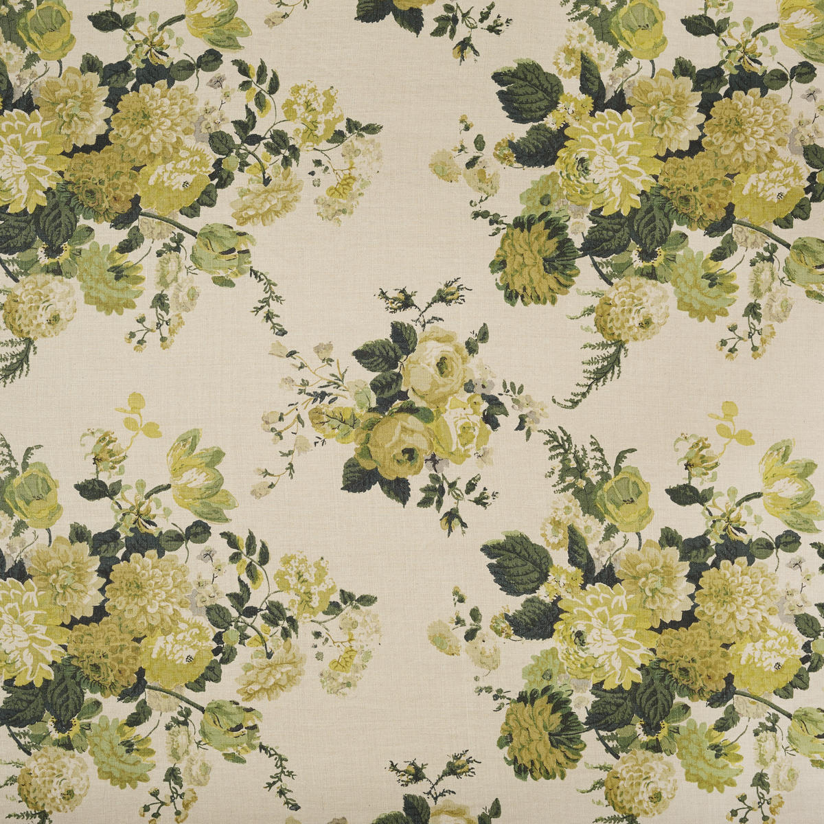 Dahlia Hand Block - Green