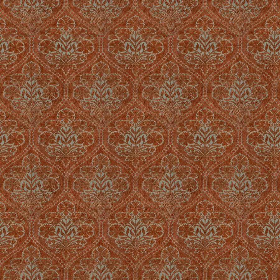 Mughal Silk Velvet - Cayenne