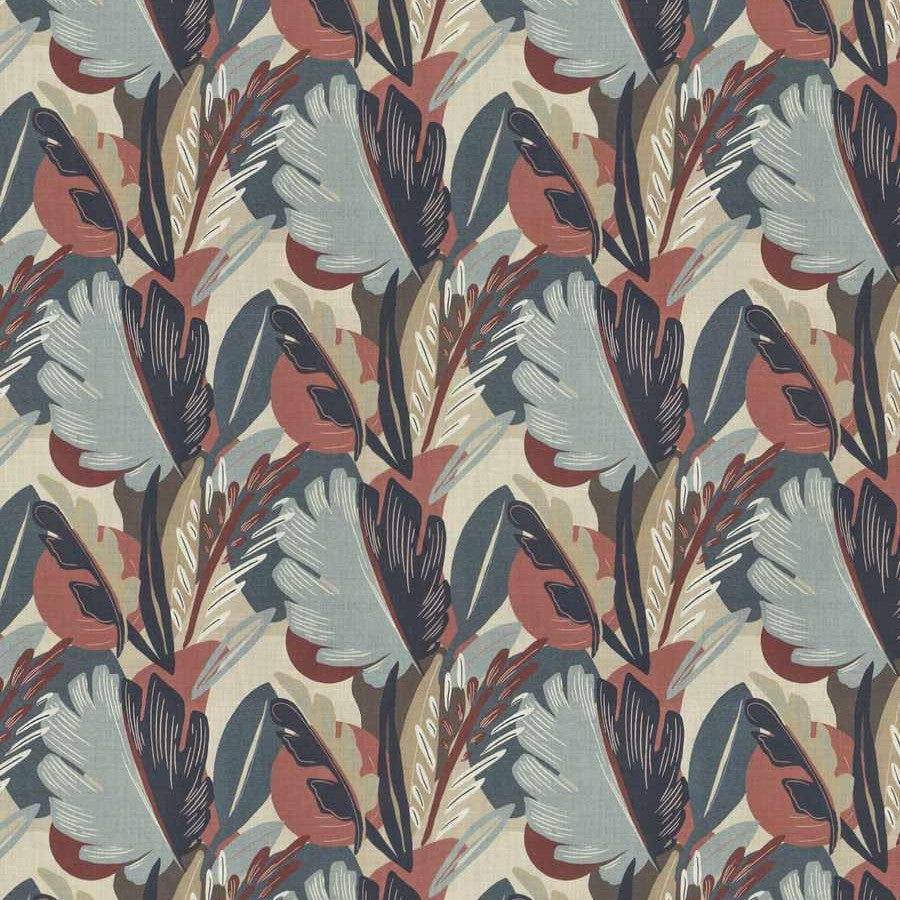 Dalvey Leaf - Blue / Red