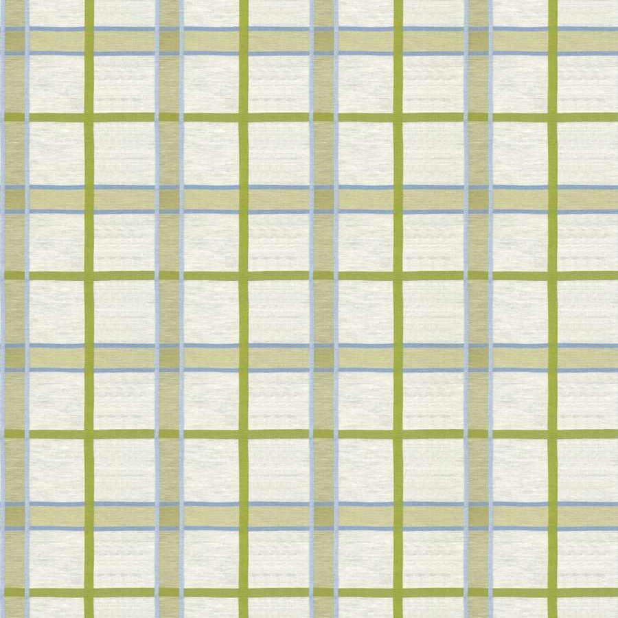 Kensington Check - Lime Sky