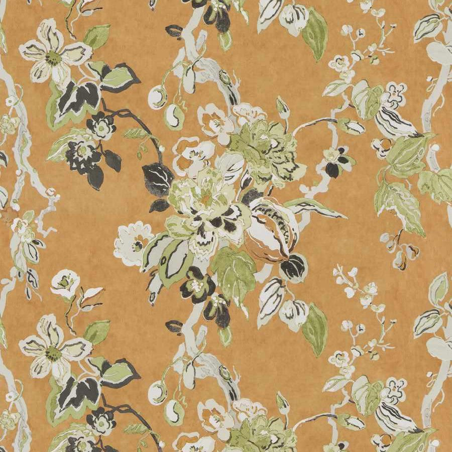 Dorvel Bouquet Wallcovering - Papaya