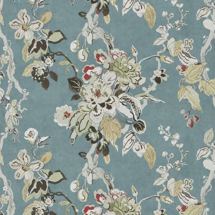 Dorvel Bouquet Wallcovering - Sea