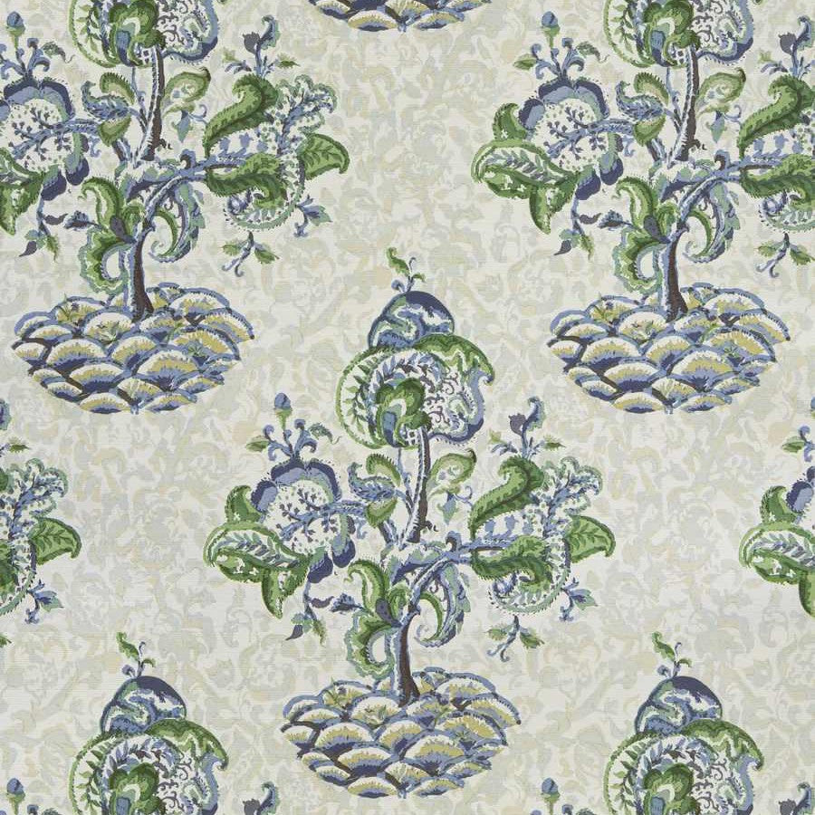 Hidcote Paperweave - Blue / Green