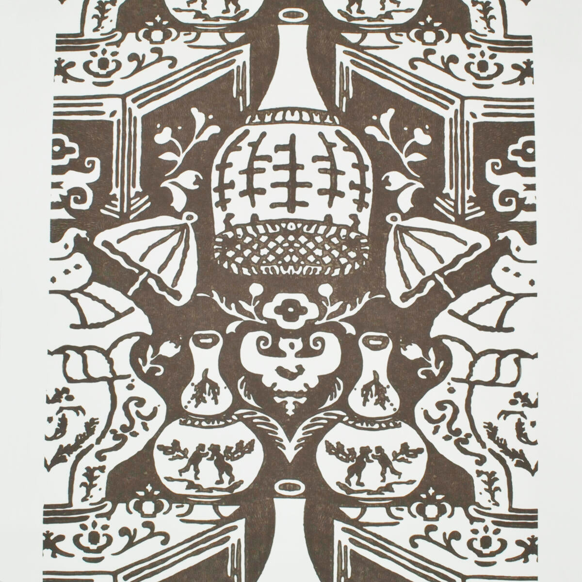 The Vase - Taupe / White*