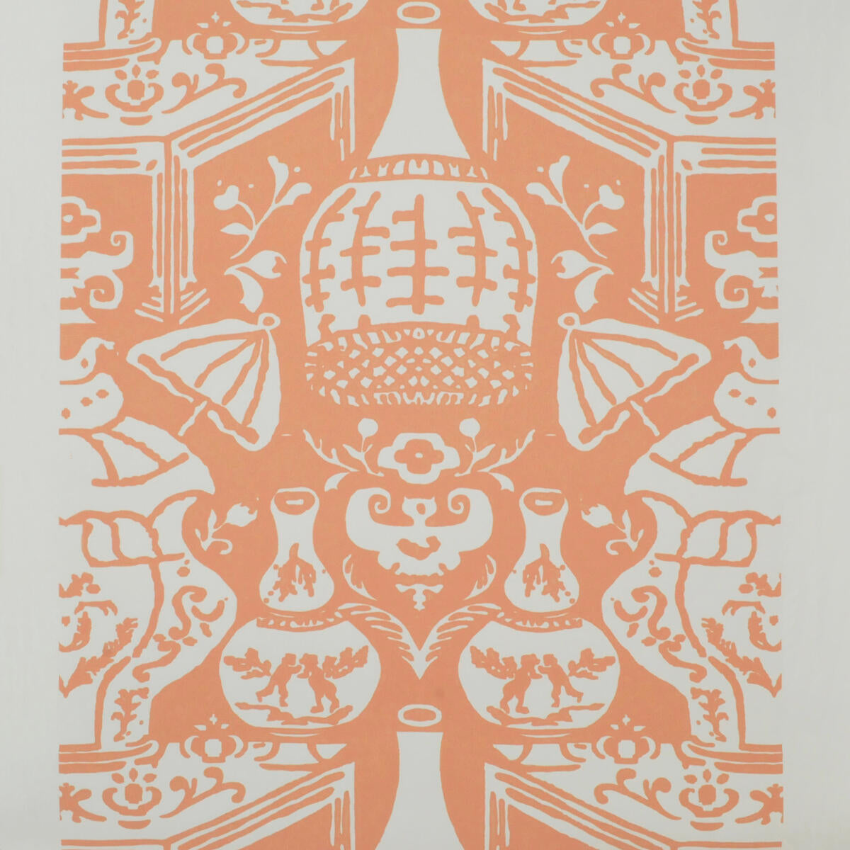 The Vase - Coral / White*