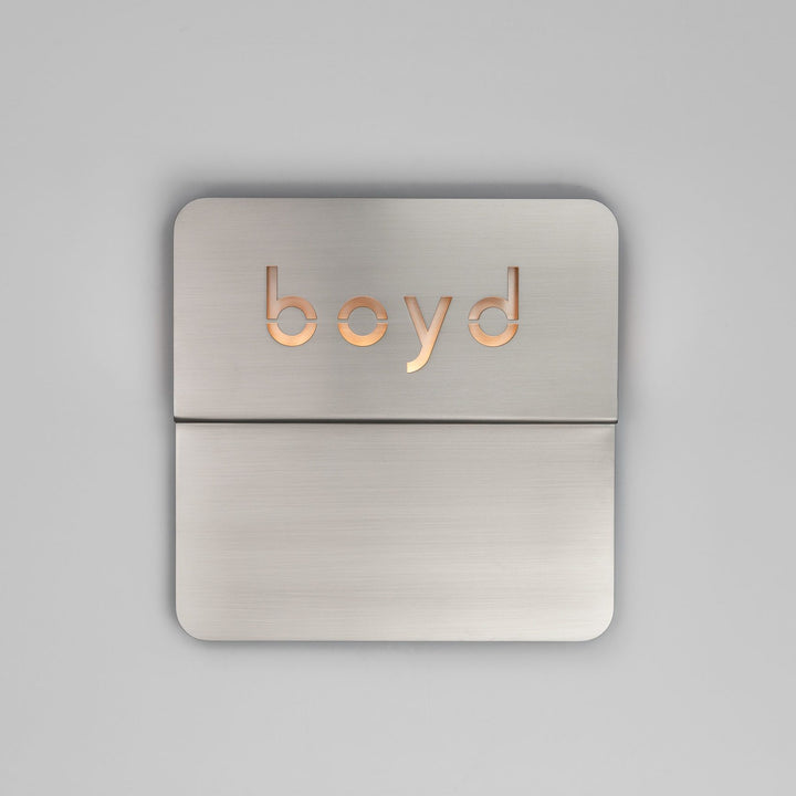 Plateau Square Sconce Exterior