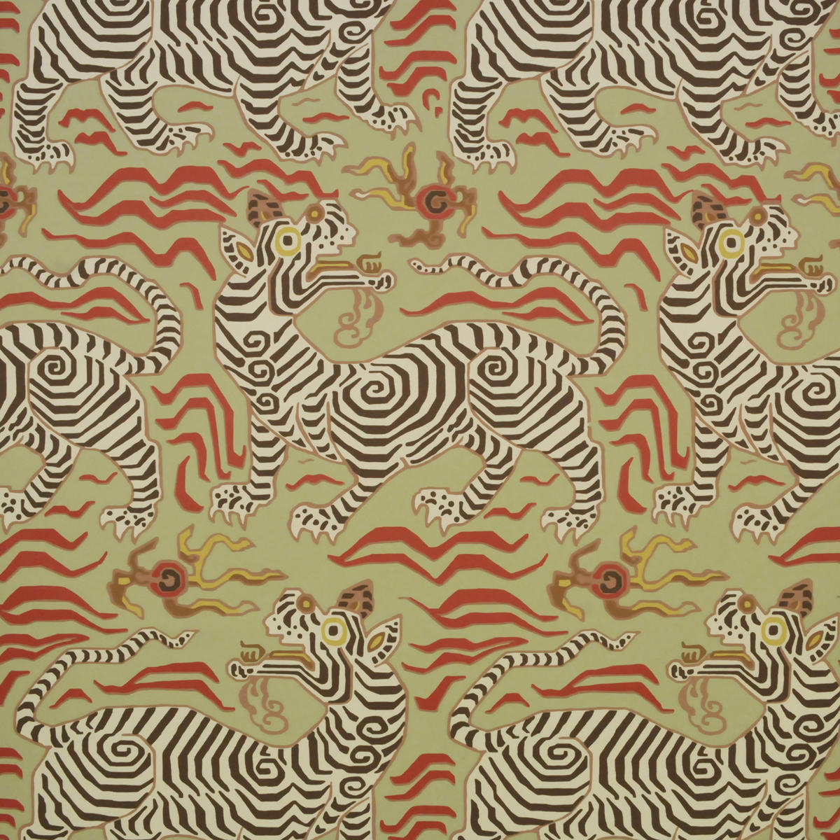 Tibet Wallpaper - Pale Green