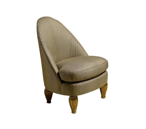 London Oval Slipper Chair