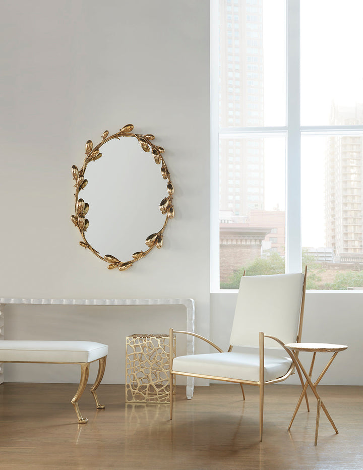 Una Side Table - Cast Brass