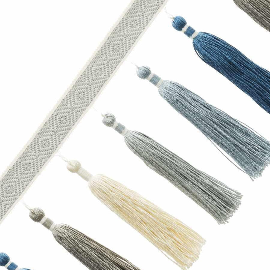 La Soie Tassel - Pale Blue