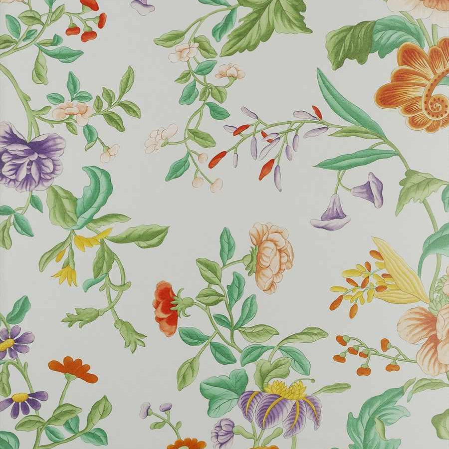 Marguerite Wallpaper - Pale Blue