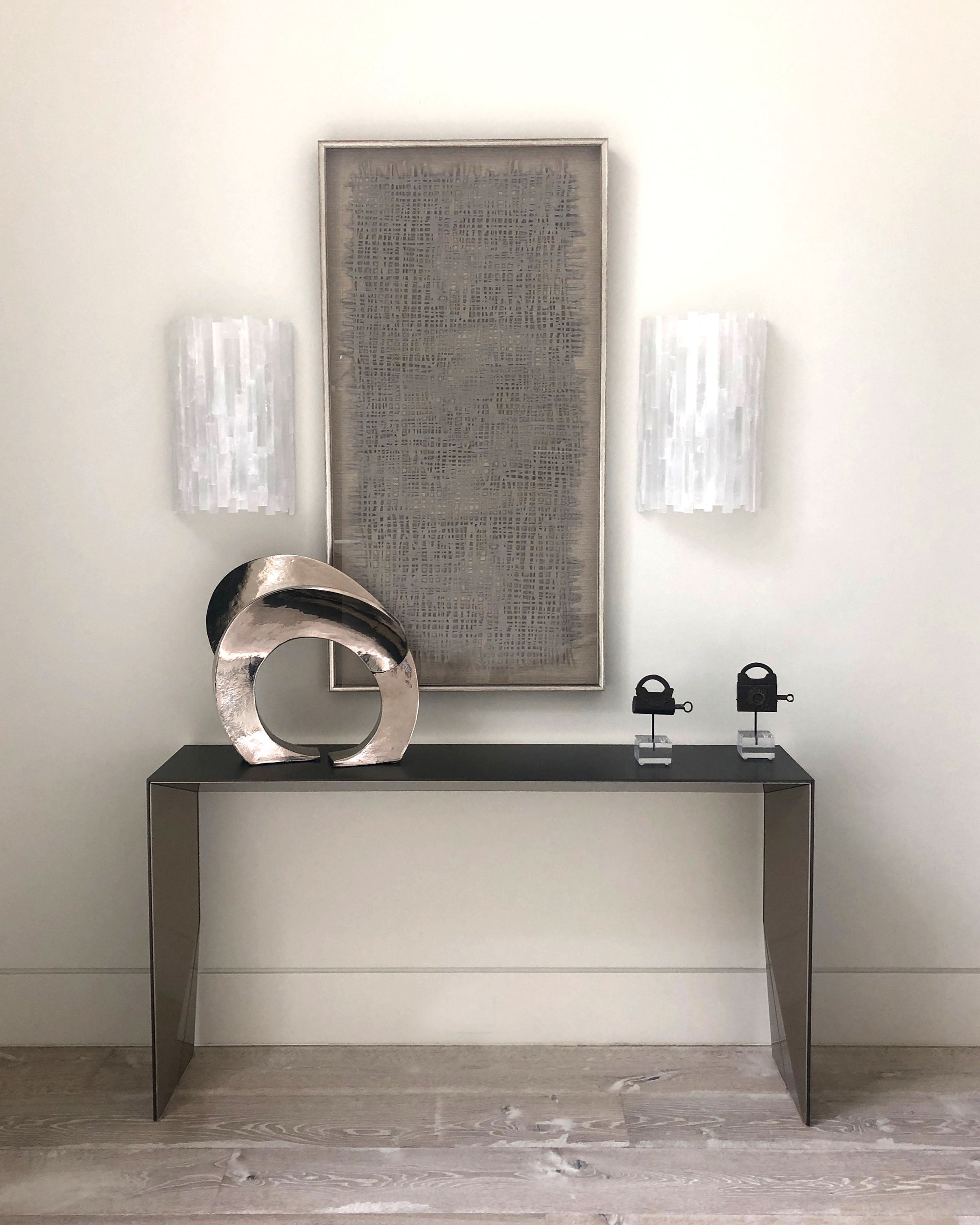 Selenite Half Cylinder