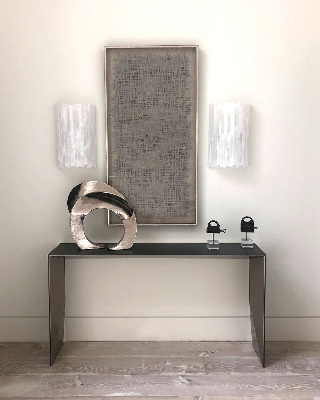 Selenite Half Cylinder