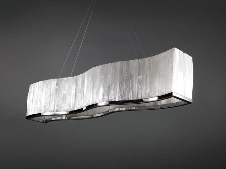 Serpentine Selenite Chandelier