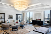 3 Tier Round Selenite Chandelier