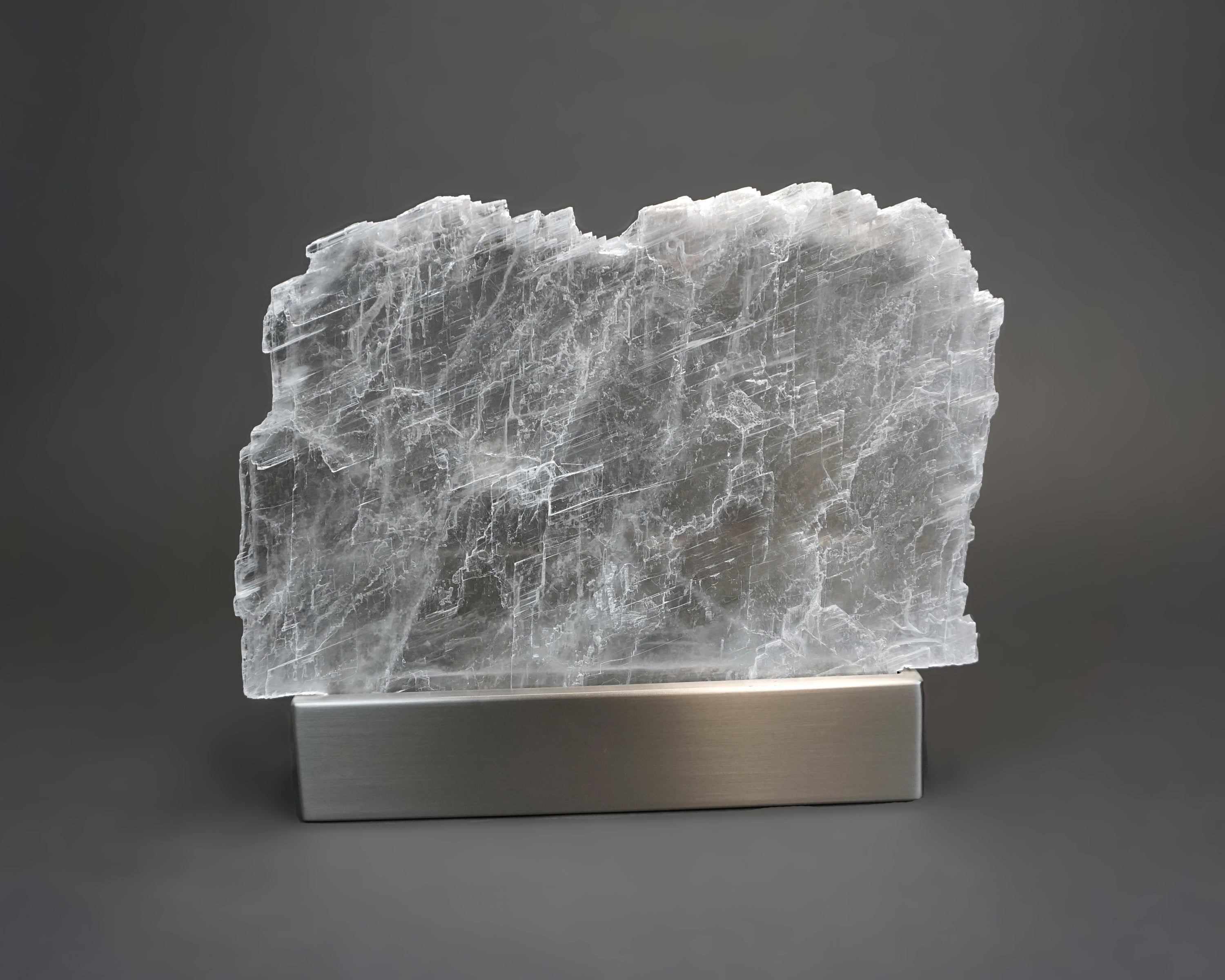 Floating Selenite Sconce