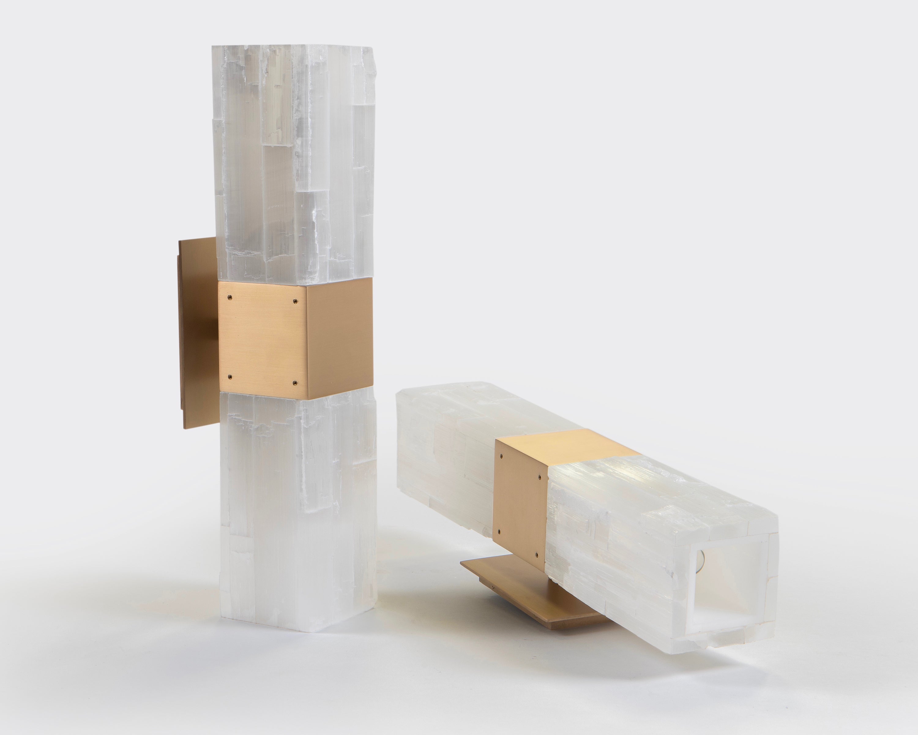 Seville Selenite Sconce, dual sided