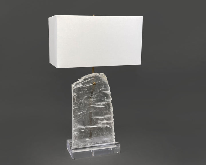 Selenite Sail Lamp