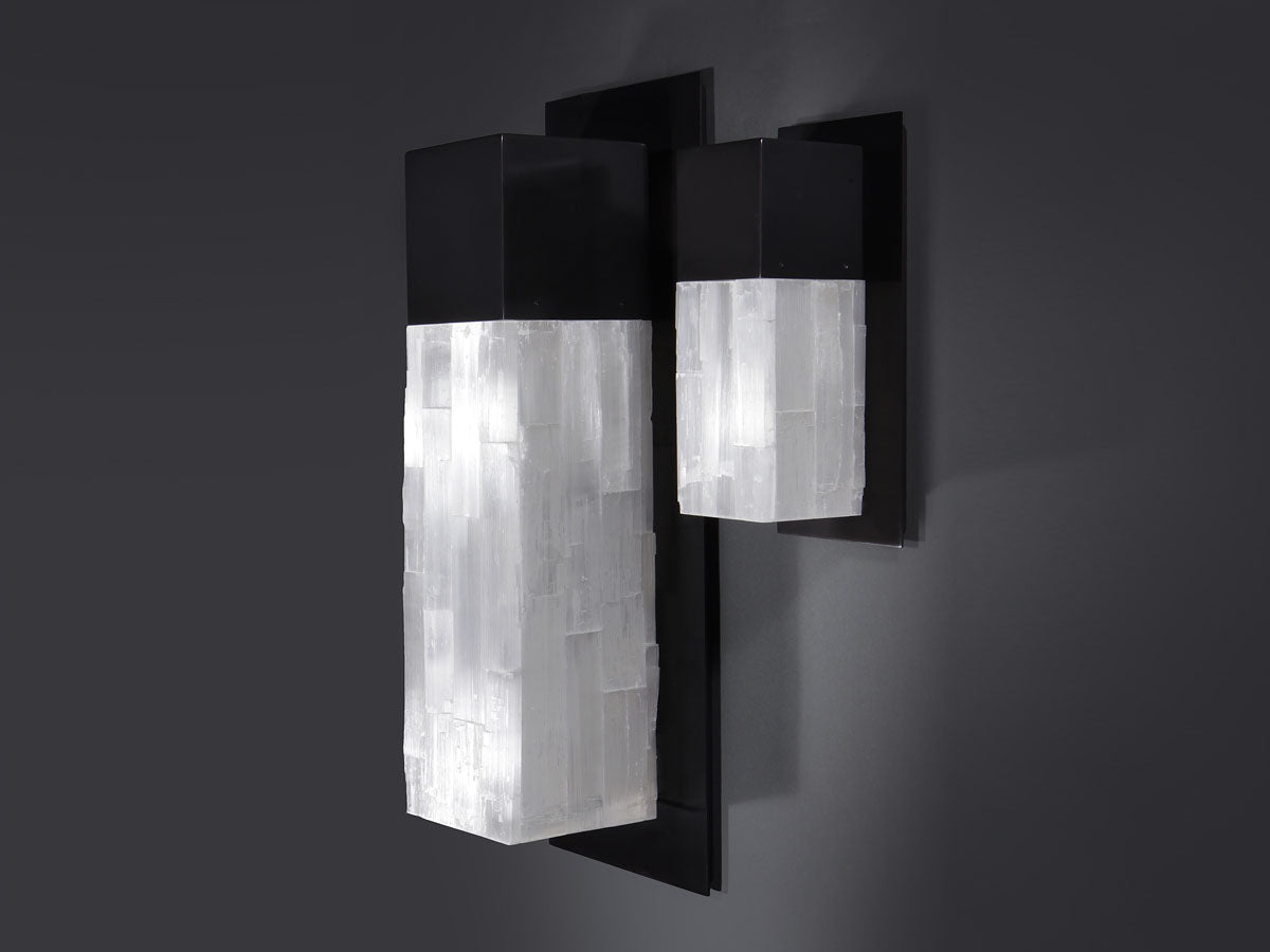 Seville Selenite Sconce, single sided