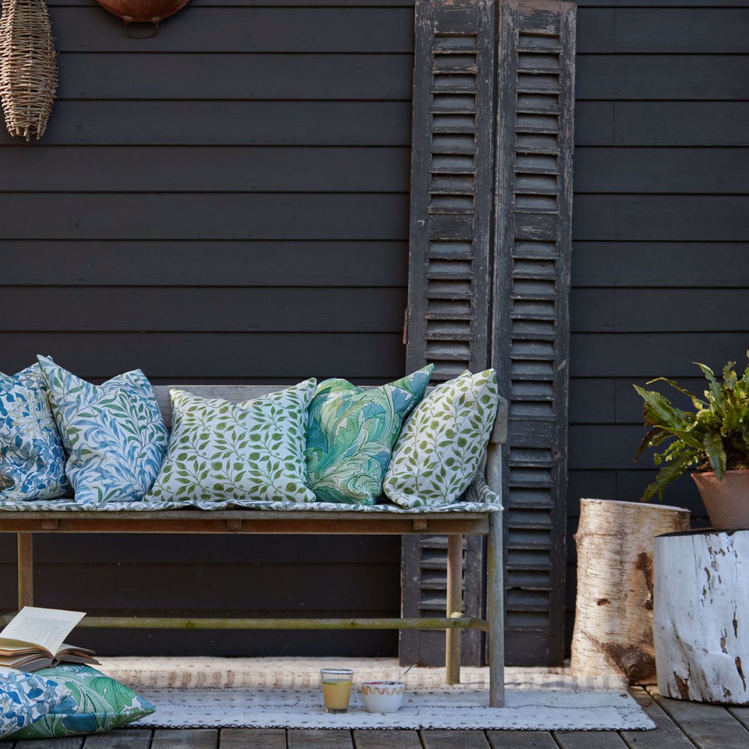 Acanthus - Mineral Blue/Linen