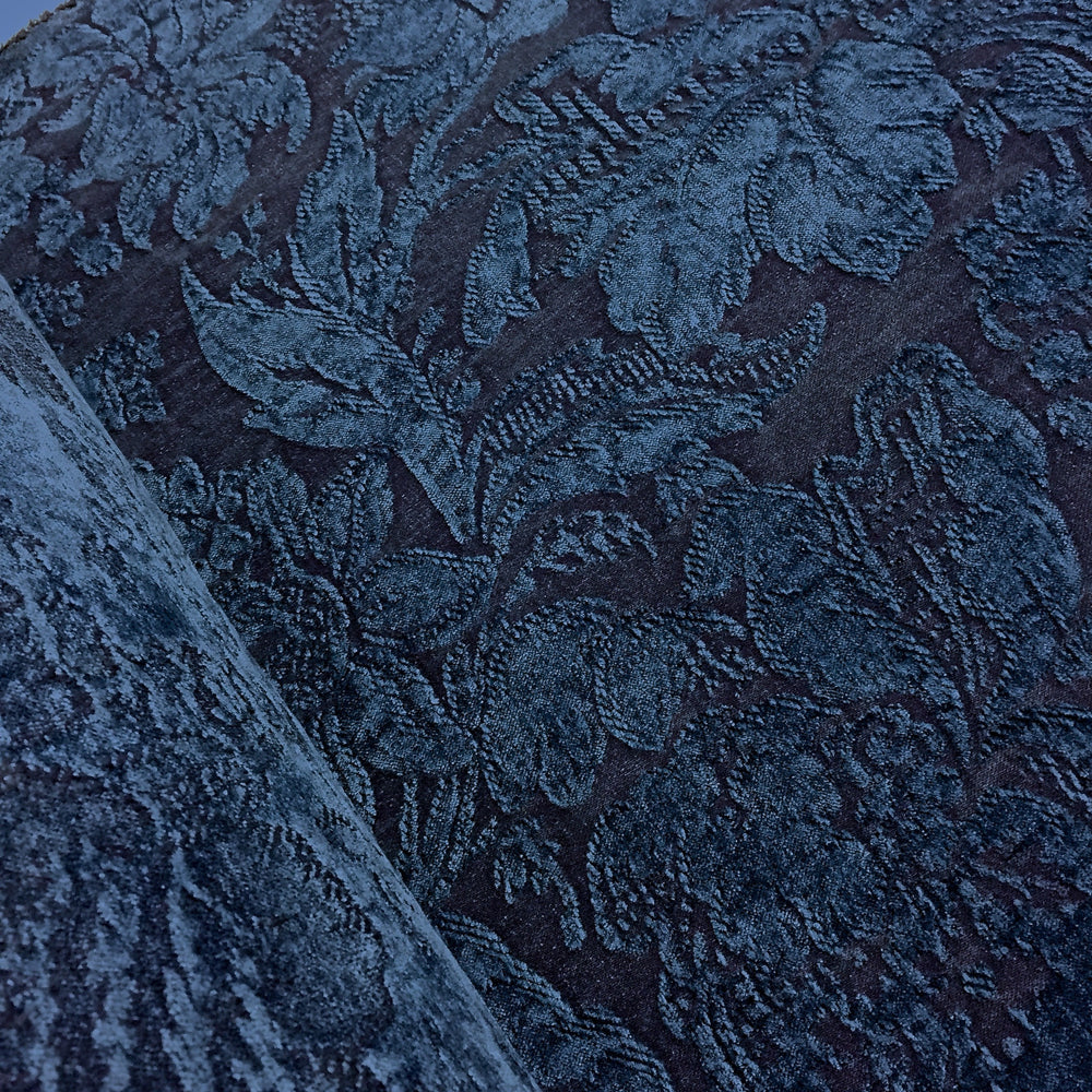 Byron Damask - Midnight Blue