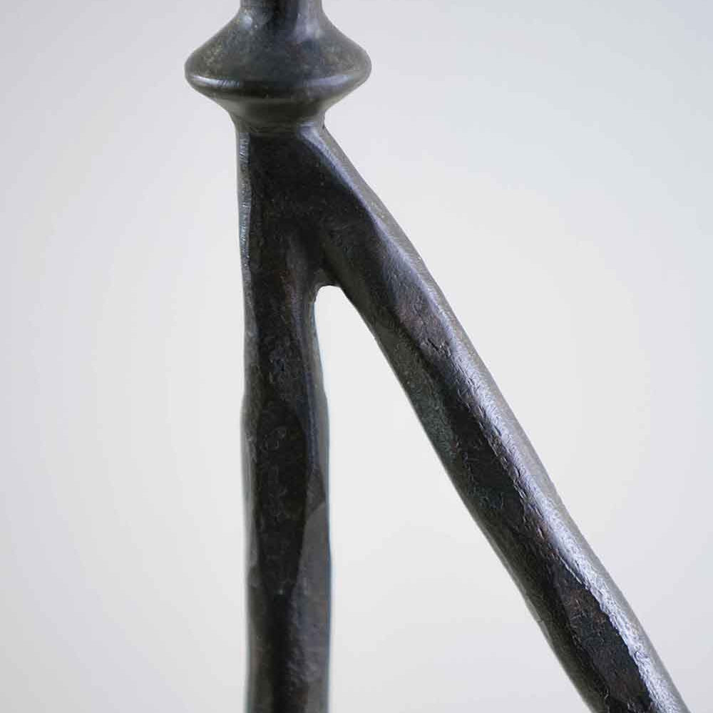 Stanley Demi Lune Console - Bronzed shown with Verdi Fantastico marble top