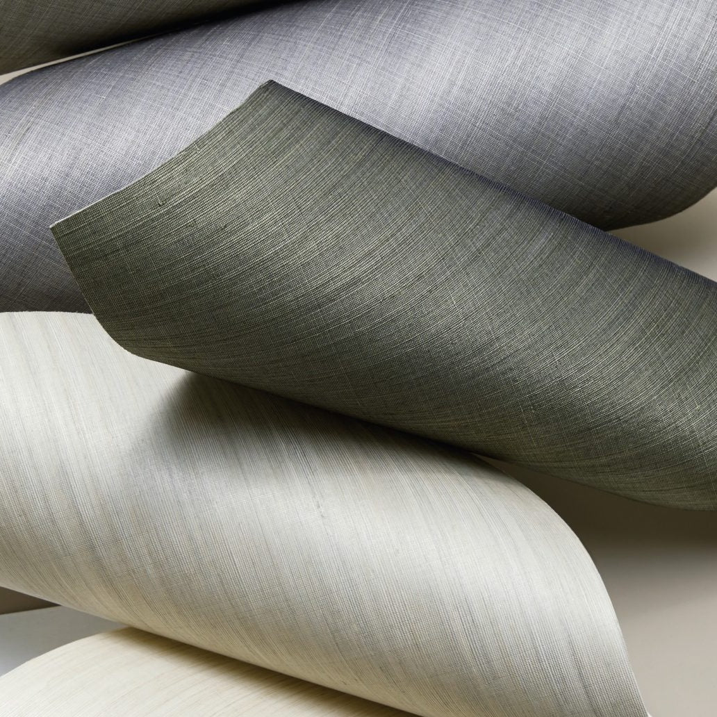 Abaca Mixed Wallcovering - Sparkling Mural, Khaki