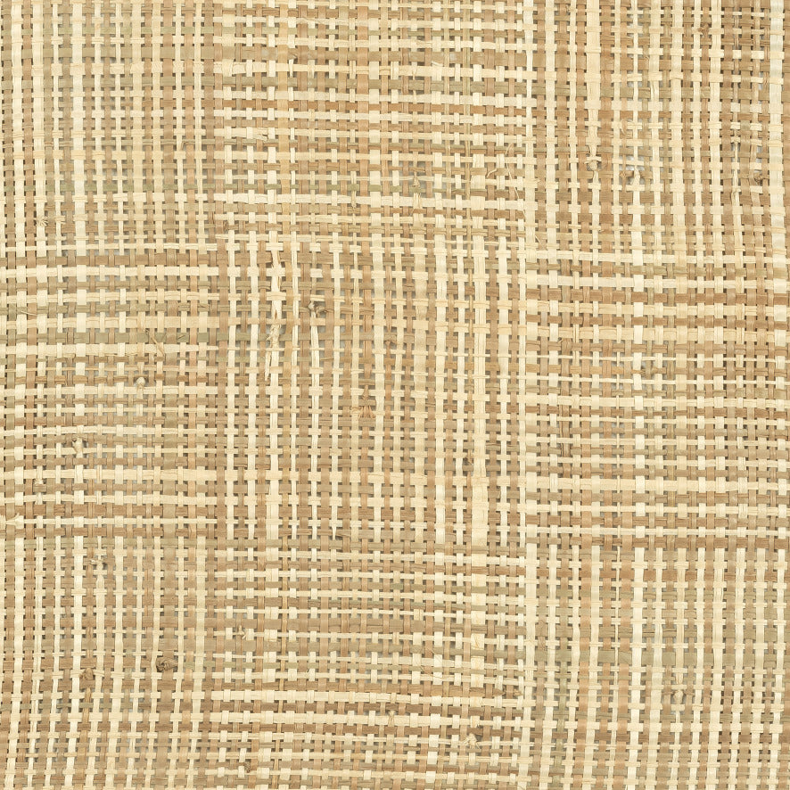 Raffia II - Checkered, Natural