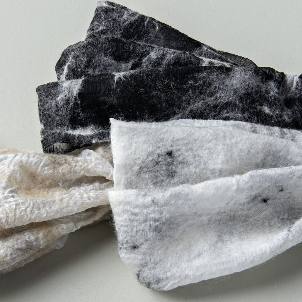 Hanging Garden - Felted Veil, Black