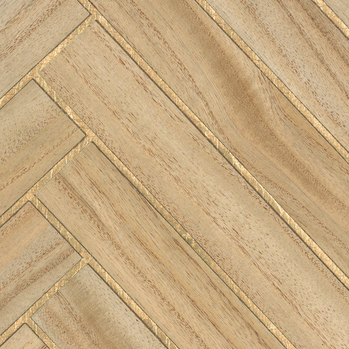 Wall Wood - Chevron, Blonde Gold