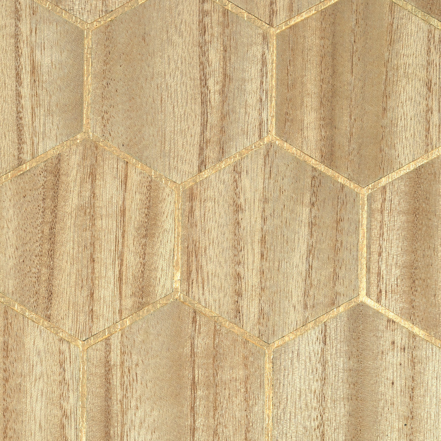 Wall Wood - Alveole, Blonde Gold