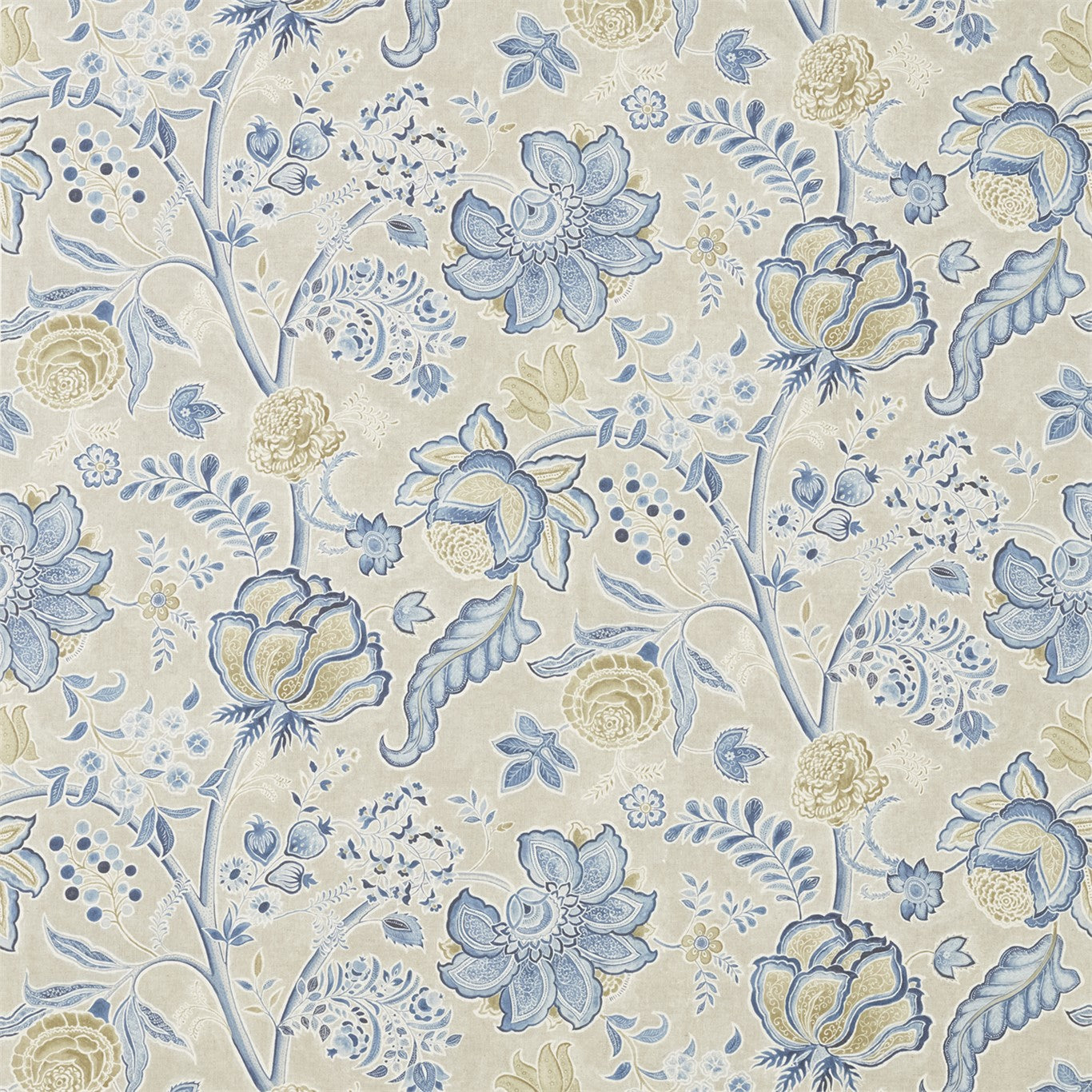 Shalimar - China Blue / Linen
