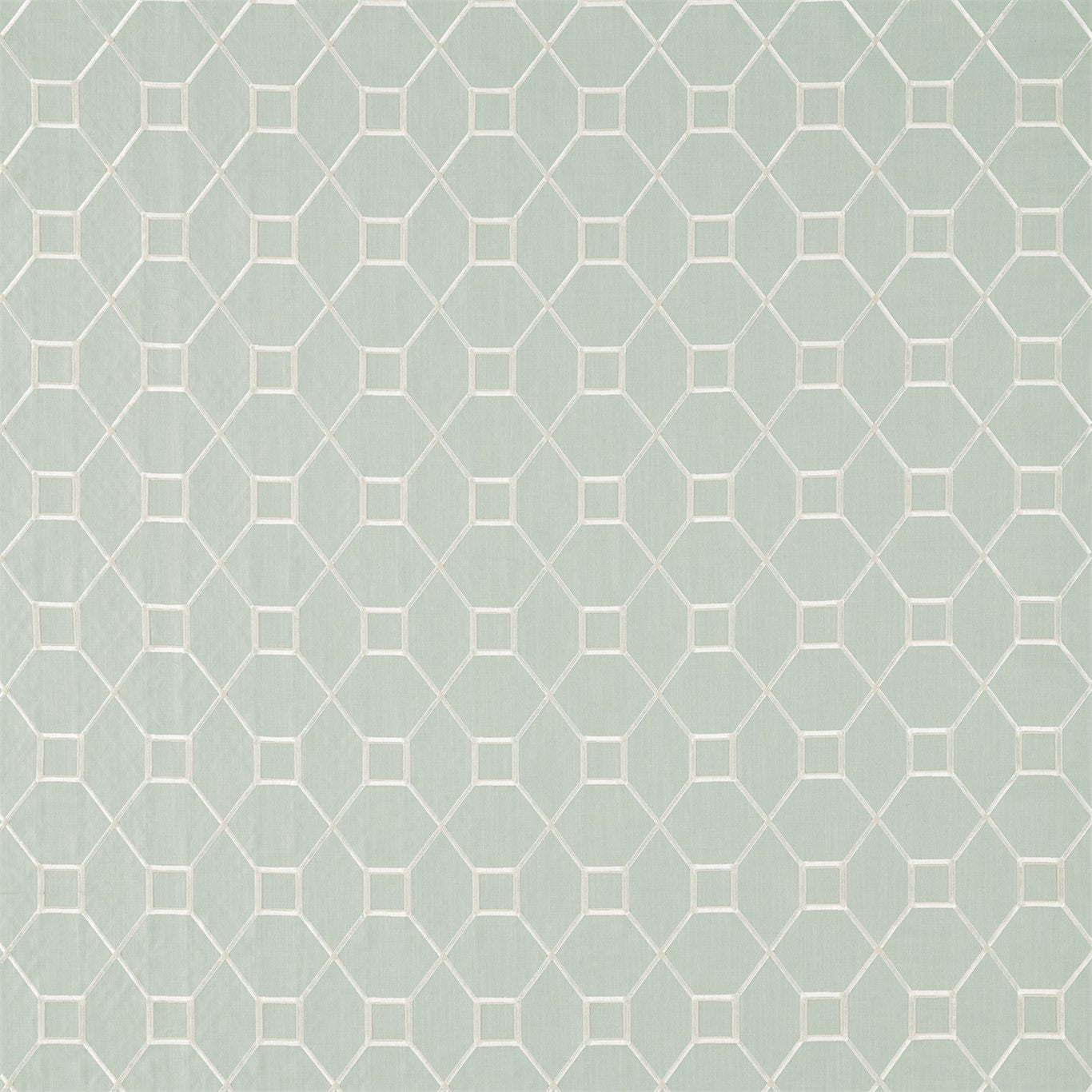 Baroque Trellis - Wedgwood / Chalk