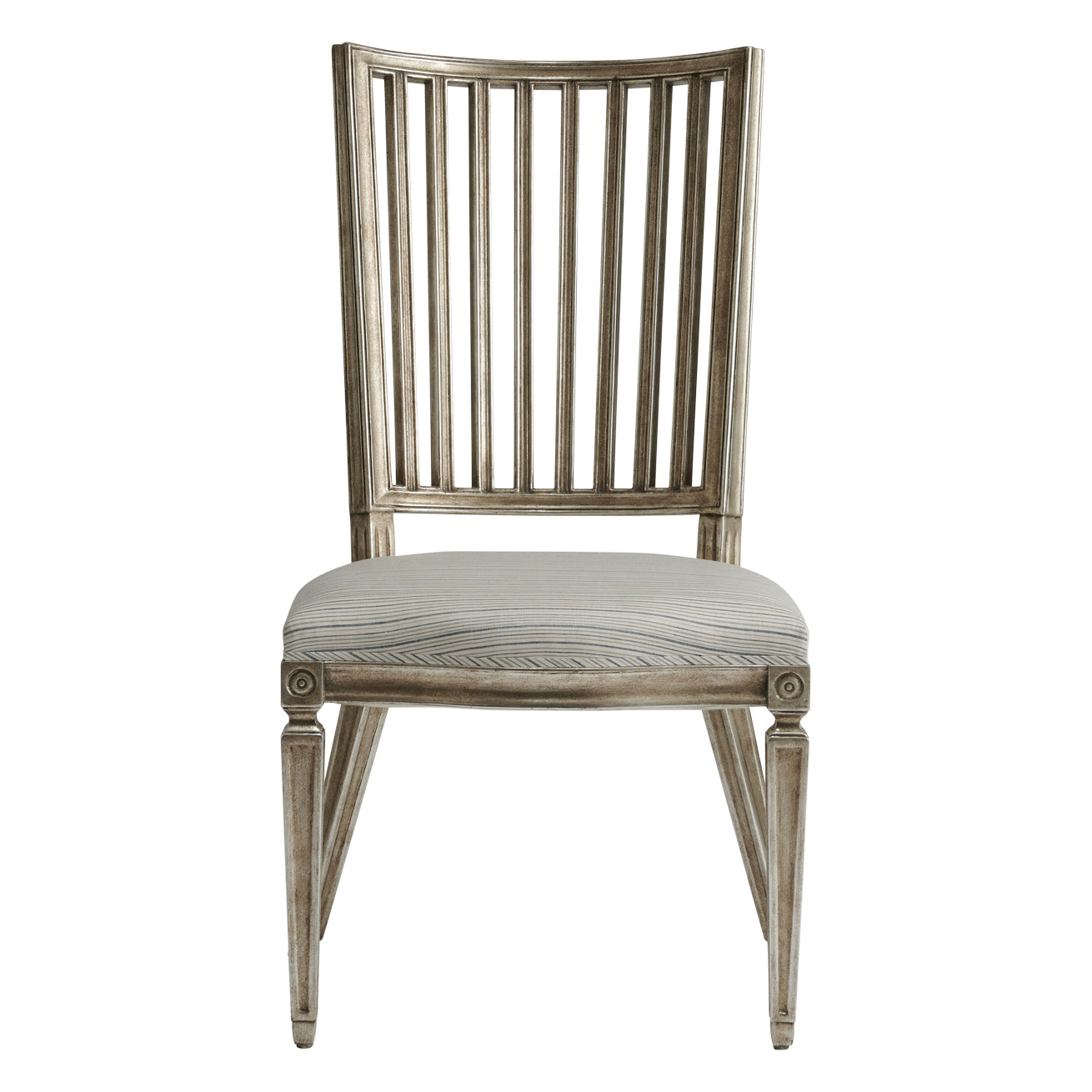 Italian Louis XVI Sidechair Silver