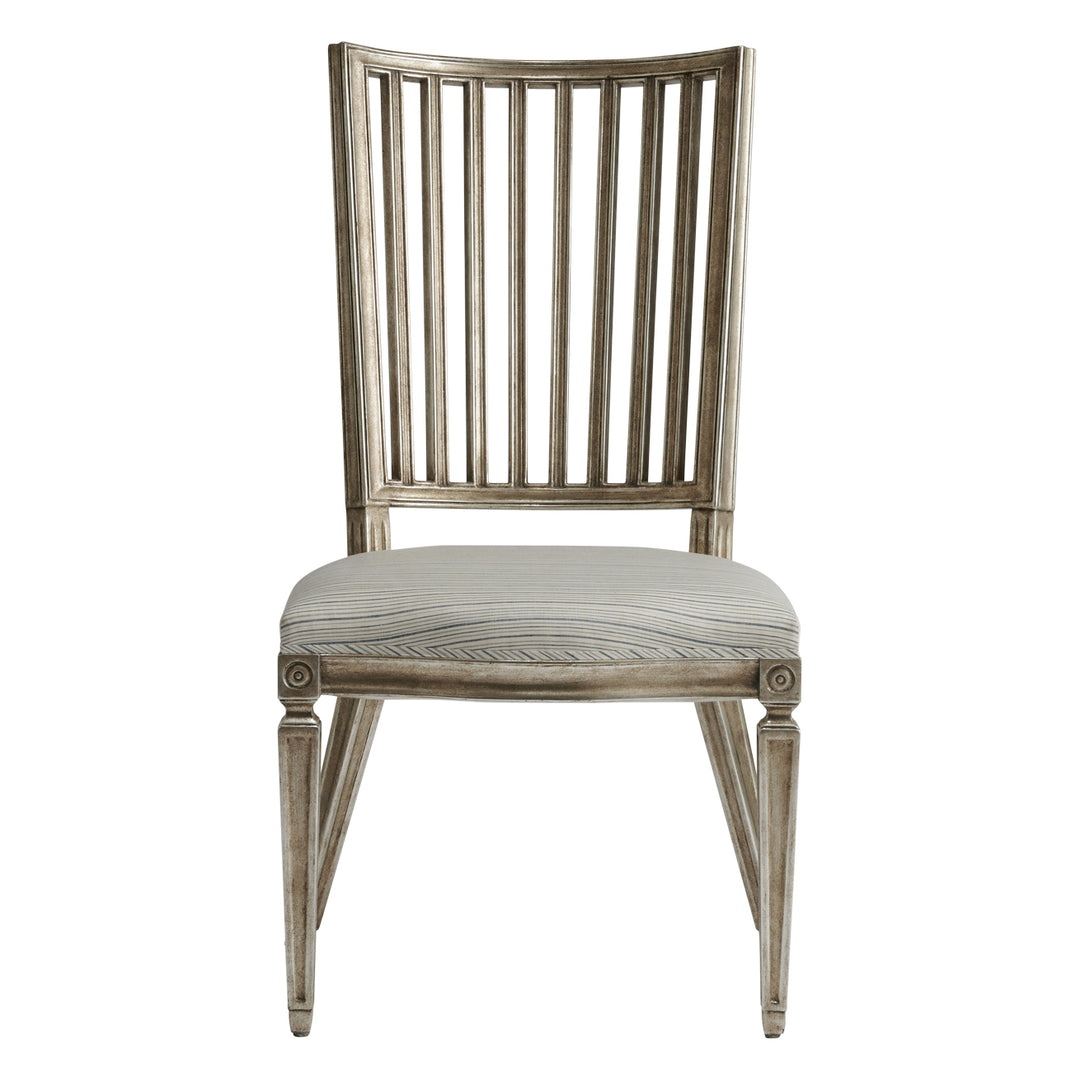 Italian Louis XVI Sidechair Silver