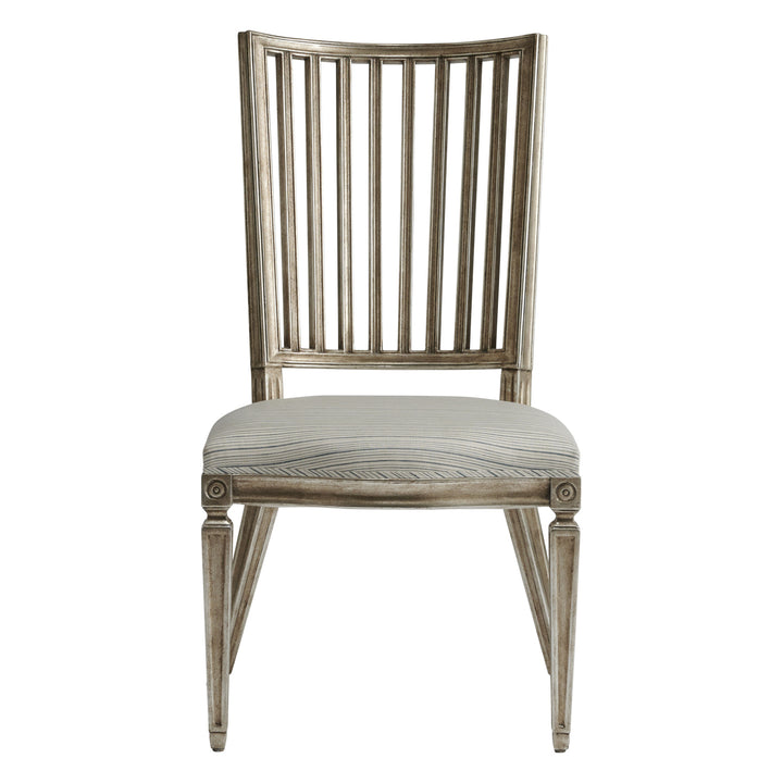 Italian Louis XVI Sidechair Silver