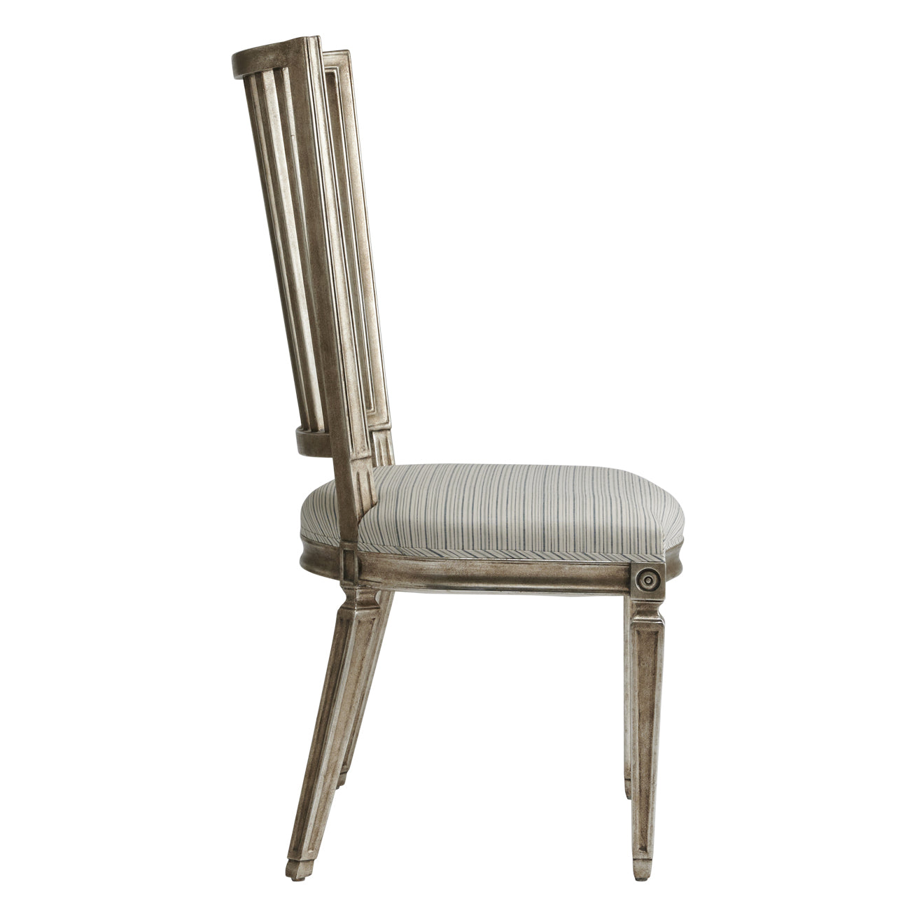 Italian Louis XVI Sidechair Silver