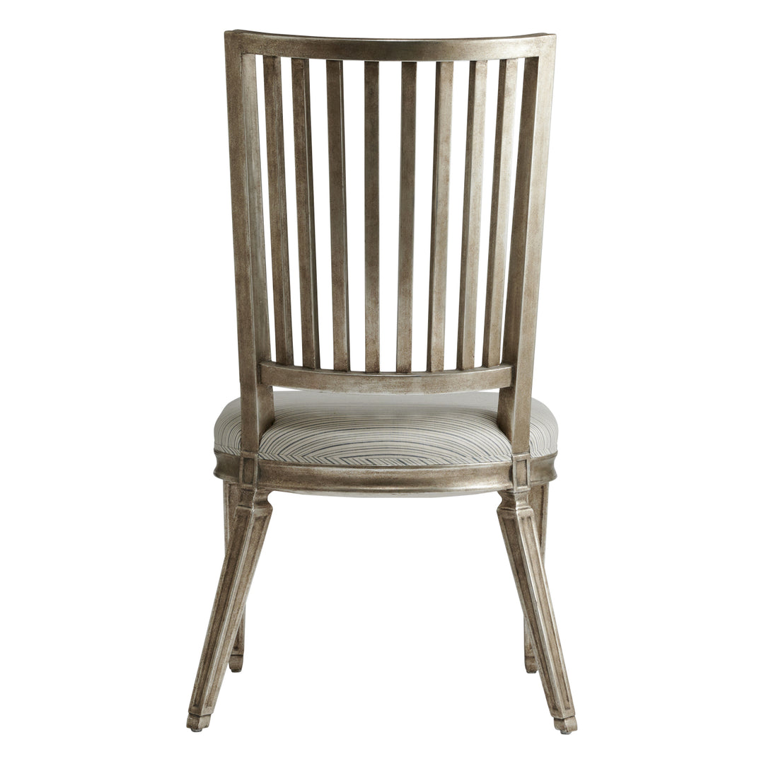 Italian Louis XVI Sidechair Silver