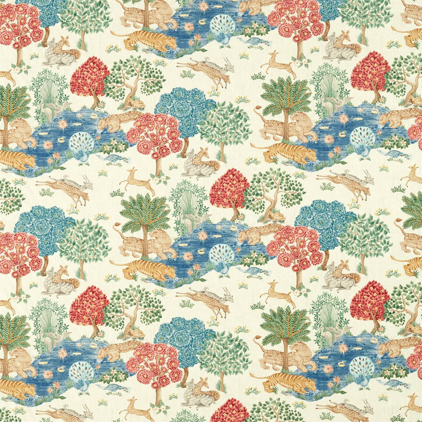 Pamir Garden - Garden Cream / Indigo