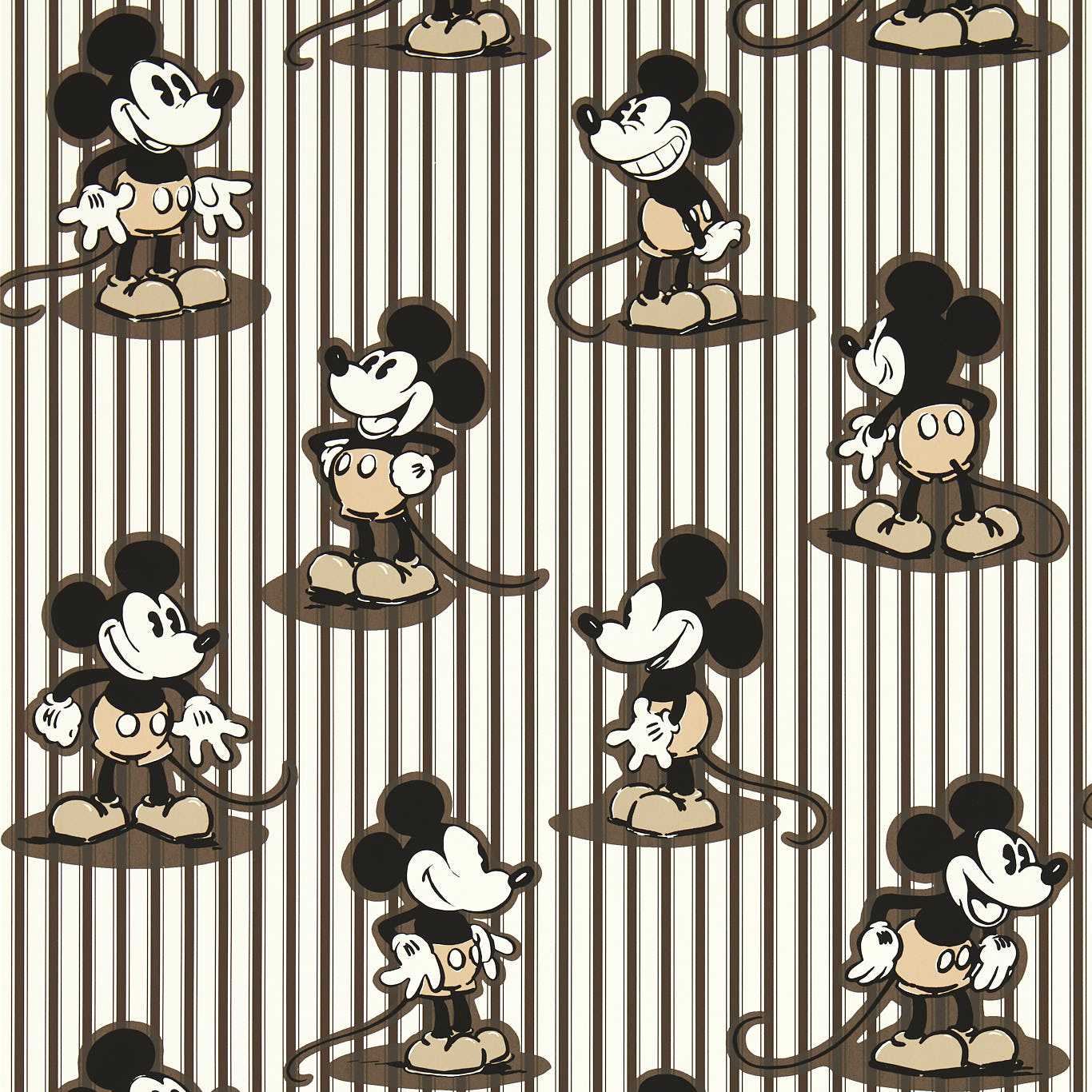Mickey Stripe Wallcovering - Humbug