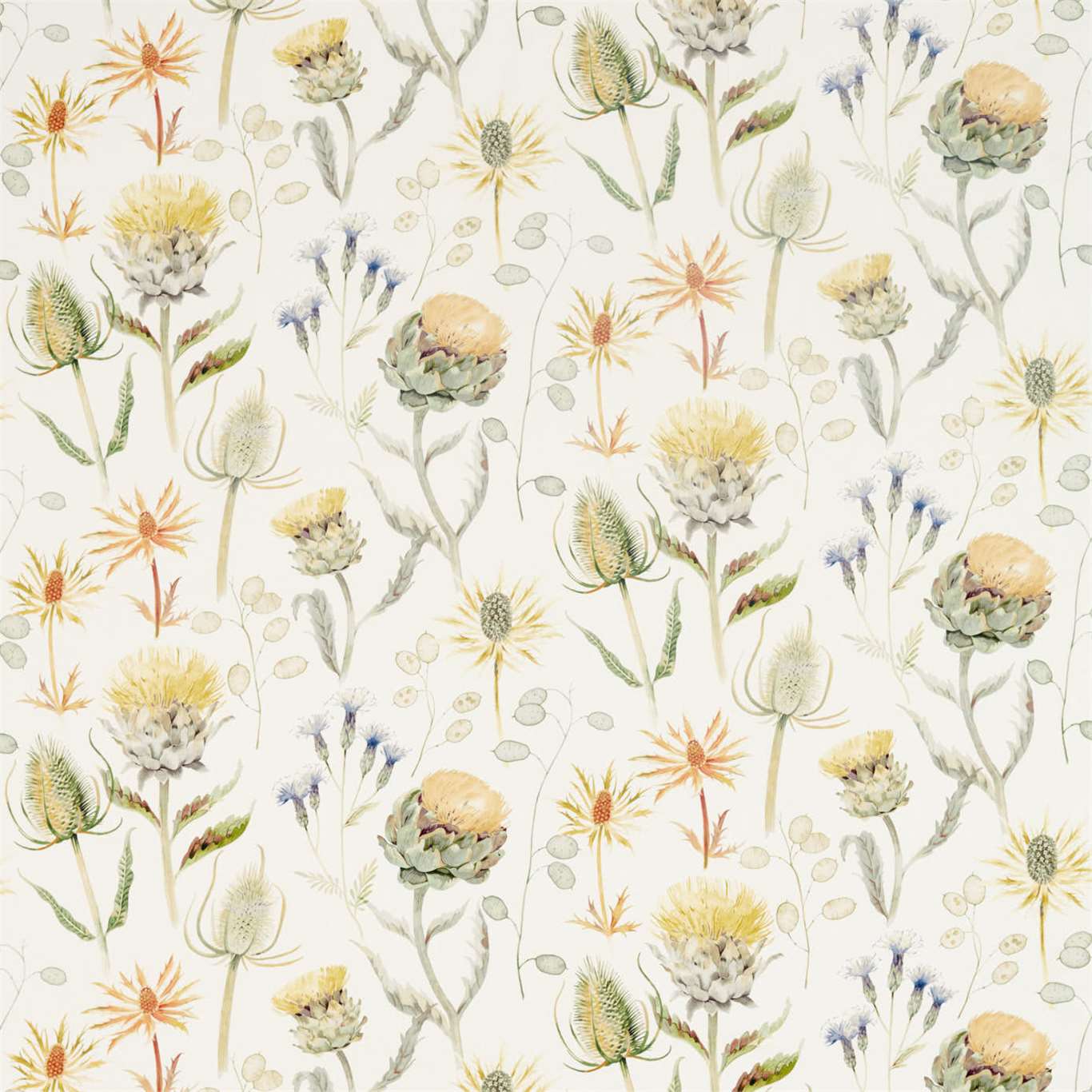 Thistle Garden - Ochre / Olive