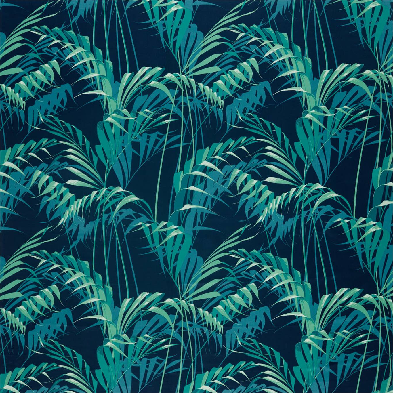 Palm House - Ink / Teal