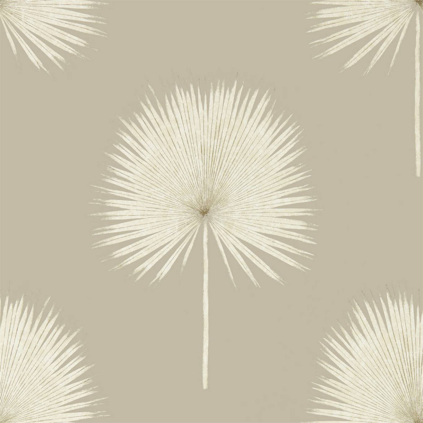 Fan Palm - Linen / Gilver