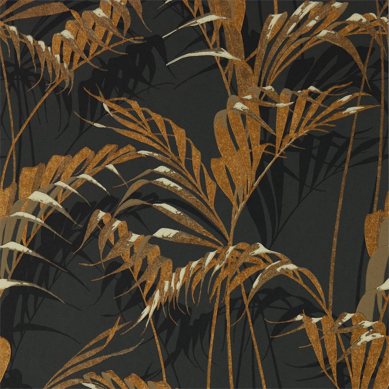 Palm House - Charcoal / Gold