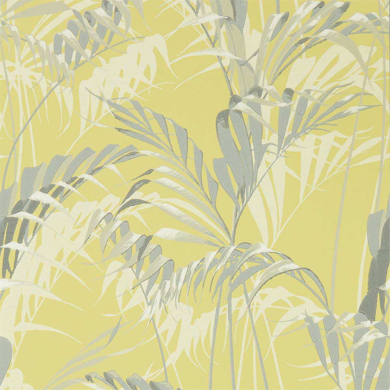 Palm House - Chartreuse / Grey